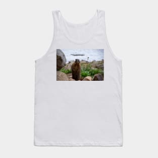 Standing Marmot Tank Top